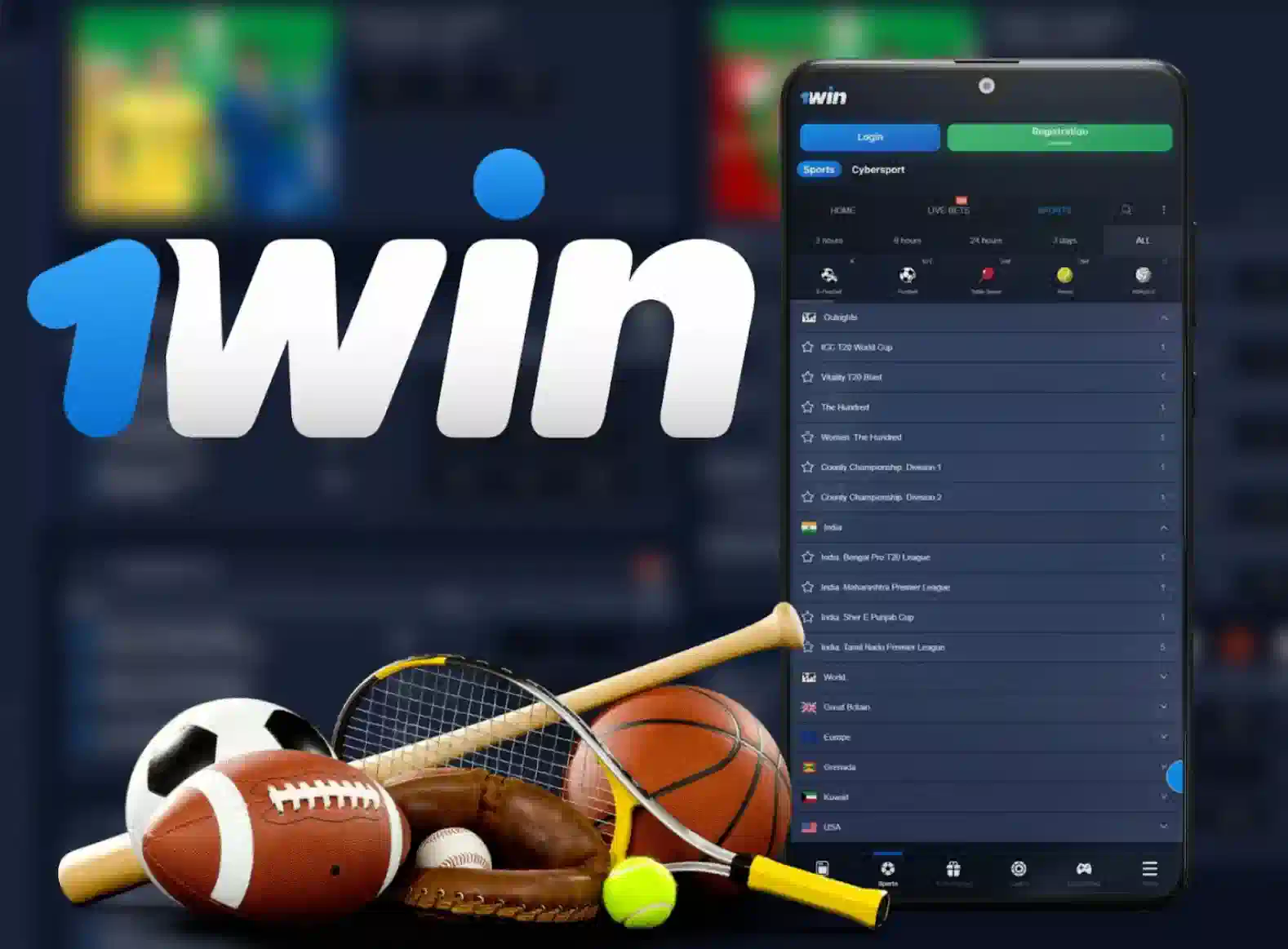 1win sports betting for Indian gamblers